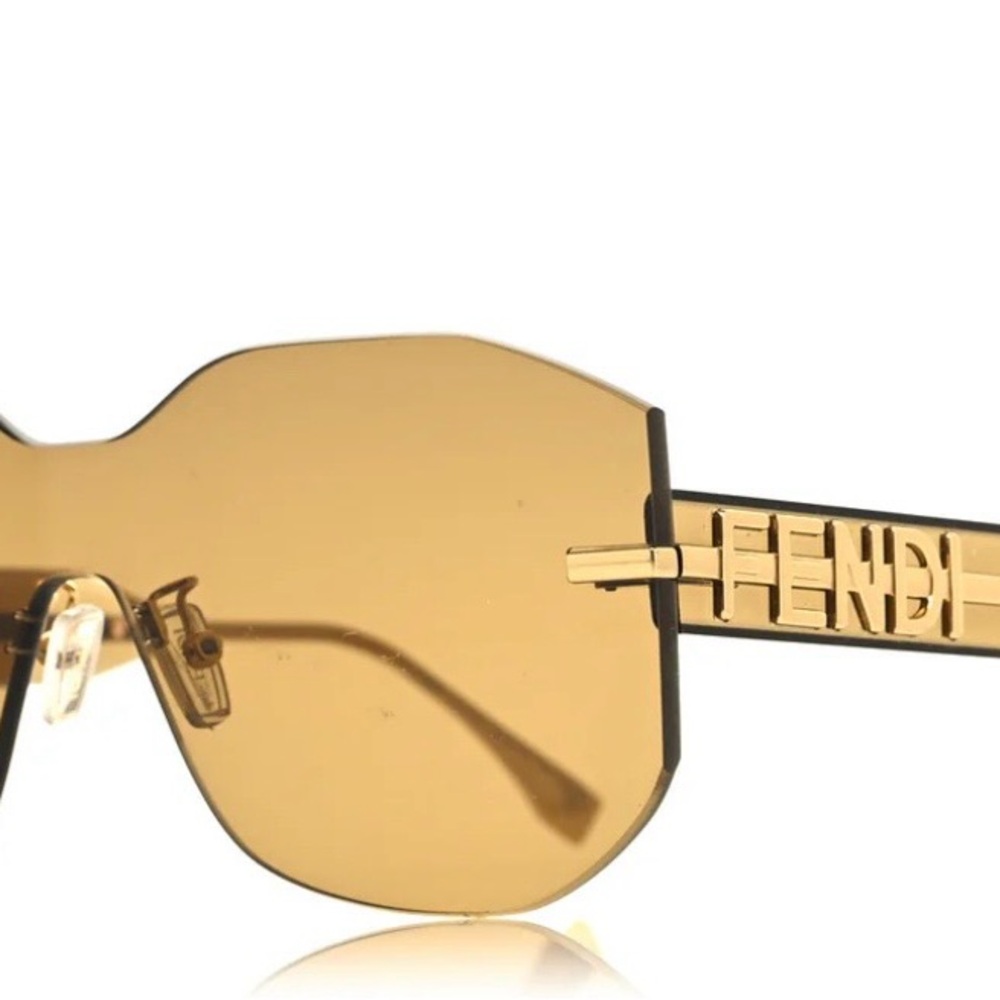 SOLD - Fendi Women's Sunglasses in Gold and Black